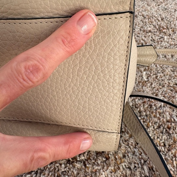 Mulberry iris beige gold top handle 2 way Purse handbag satchel - Picture 11 of 15